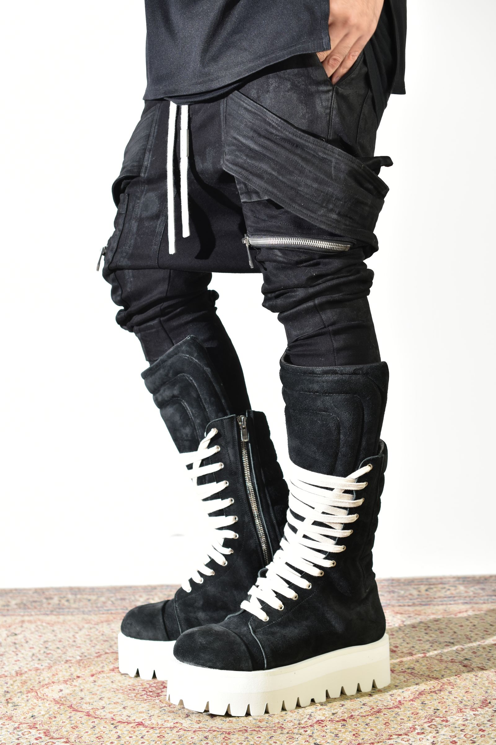Torqe High Boots"Black × White" / トルクハイブーツ"ブラック×ホワイト"