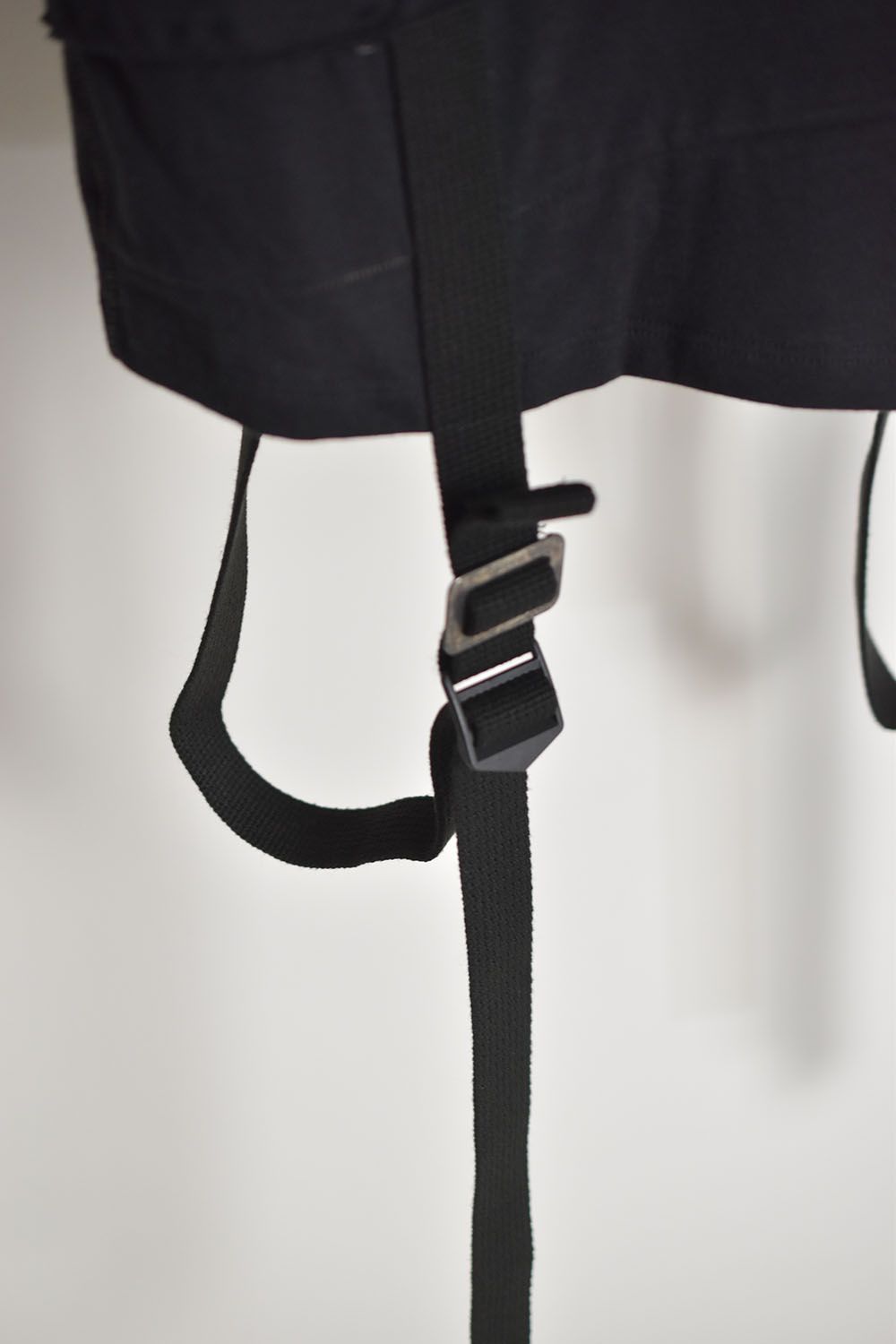 Soft Cotton Jersey Suspender Tee"Black"30/-ソフトコットンジャージーサスペンダーTシャツ"ブラック"