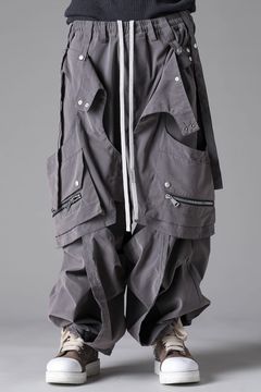 《2026AW先行予約》Parachute Cargo Pants"Black / Grey / Taupe" / パラシュートカーゴパンツ "ブラック / グレー /トープ"