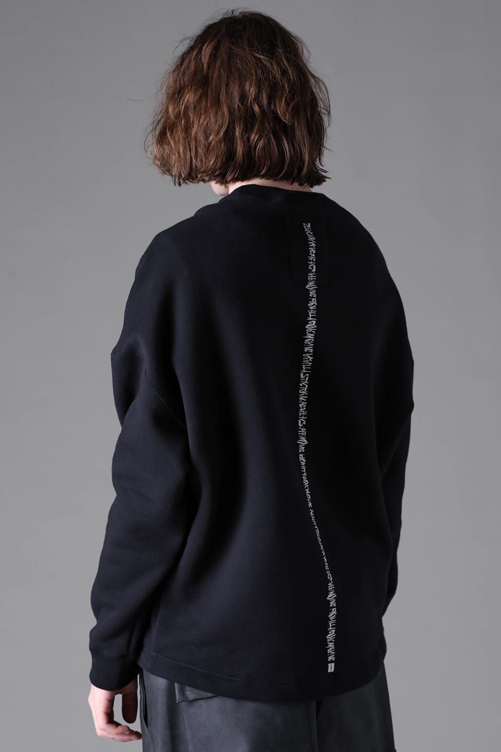 《2026AW先行予約》Printed Over Size Pullover "Black" / プリントオーバーサイズプルオーバー"ブラック"