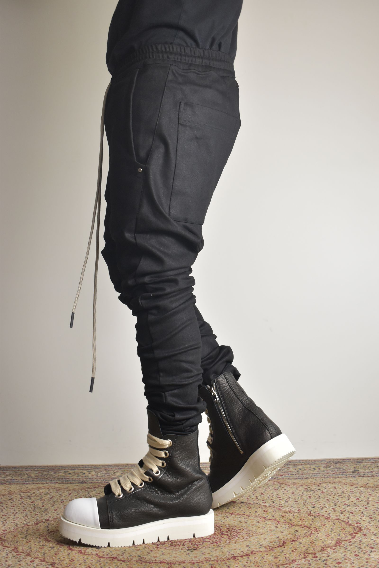 Bonding  Sarouel Skinny Denim"Black" / ボンディングサルエルスキニーデニム"ブラック"