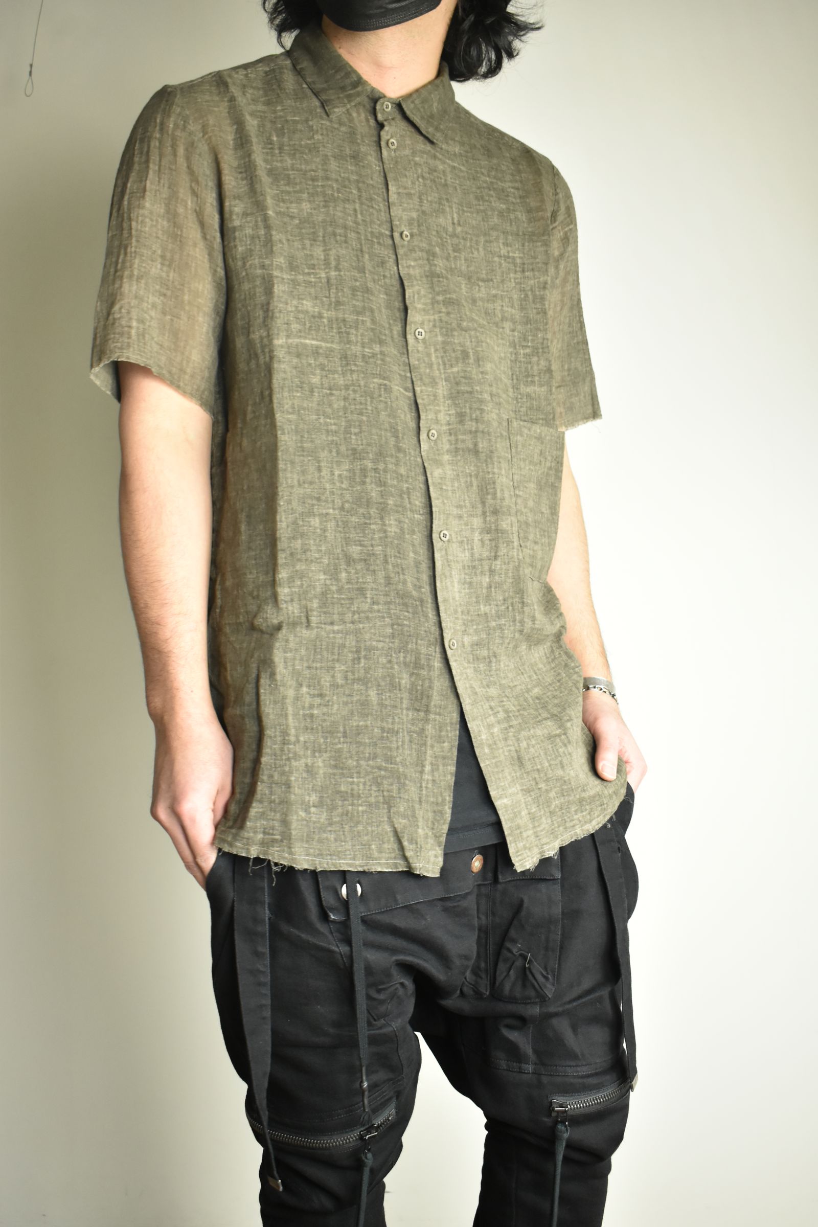 Short Sleeve Shirts"Charcoal Brown" / ショートスリーブシャツ"チャコールブラウン"