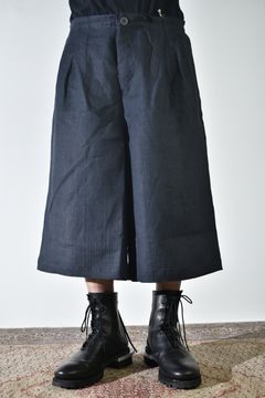Linen Silk Trousers"Tuxedo" / リネンシルクトラウザー"タキシード"