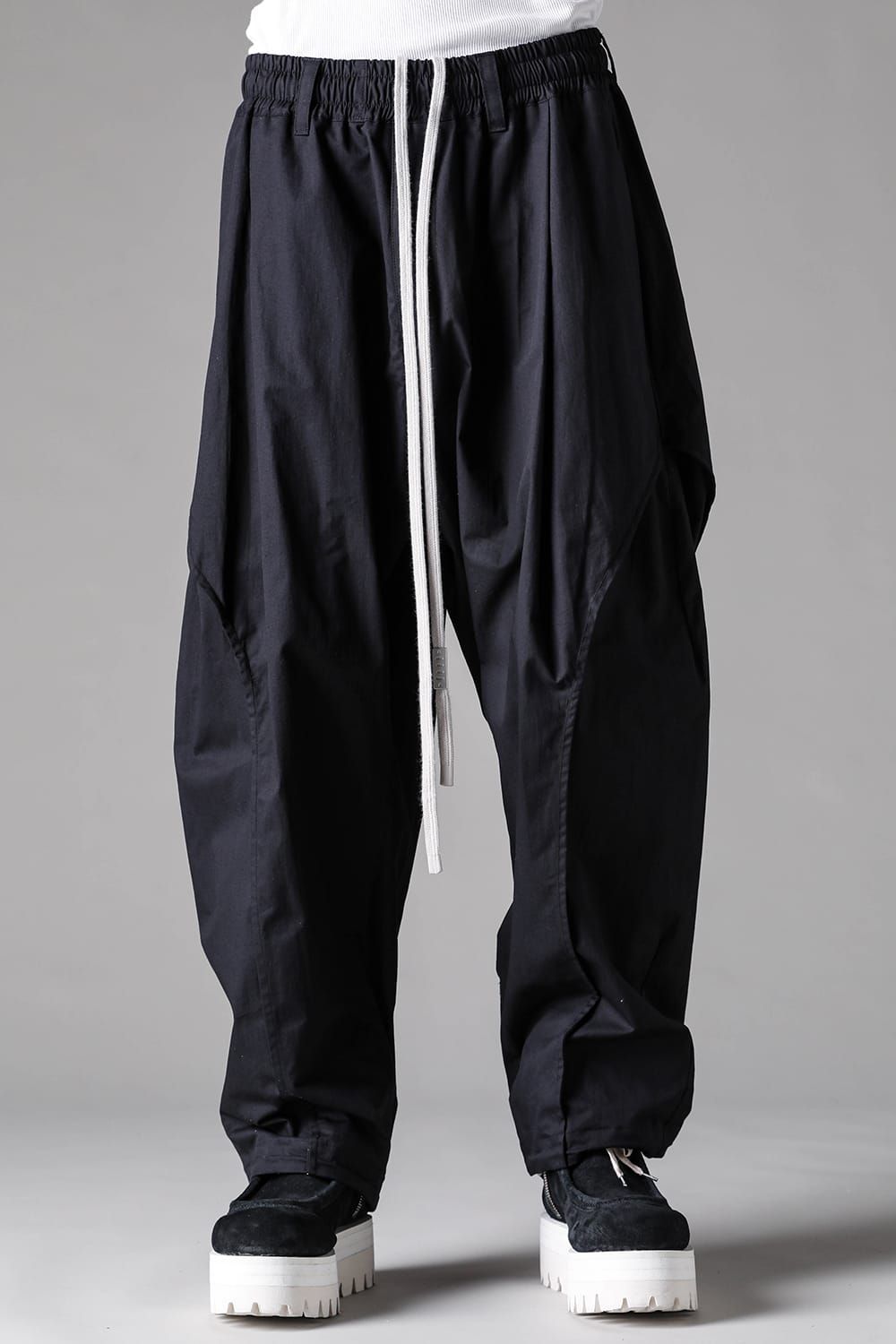 《2027SS先行予約》Side Tuck Tapared Pants"Black" / サイドタックテーパードパンツ"ブラック"