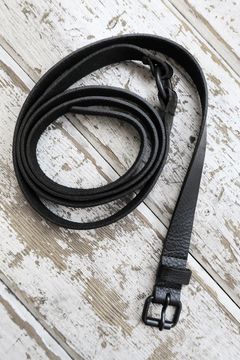 Leather Belt"Black" / ロングレザーベルト"ブラック"