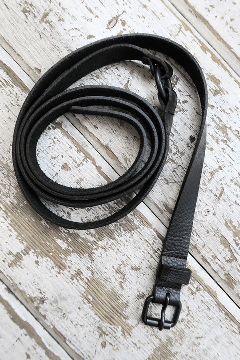 Leather Belt"Black" / ロングレザーベルト"ブラック"