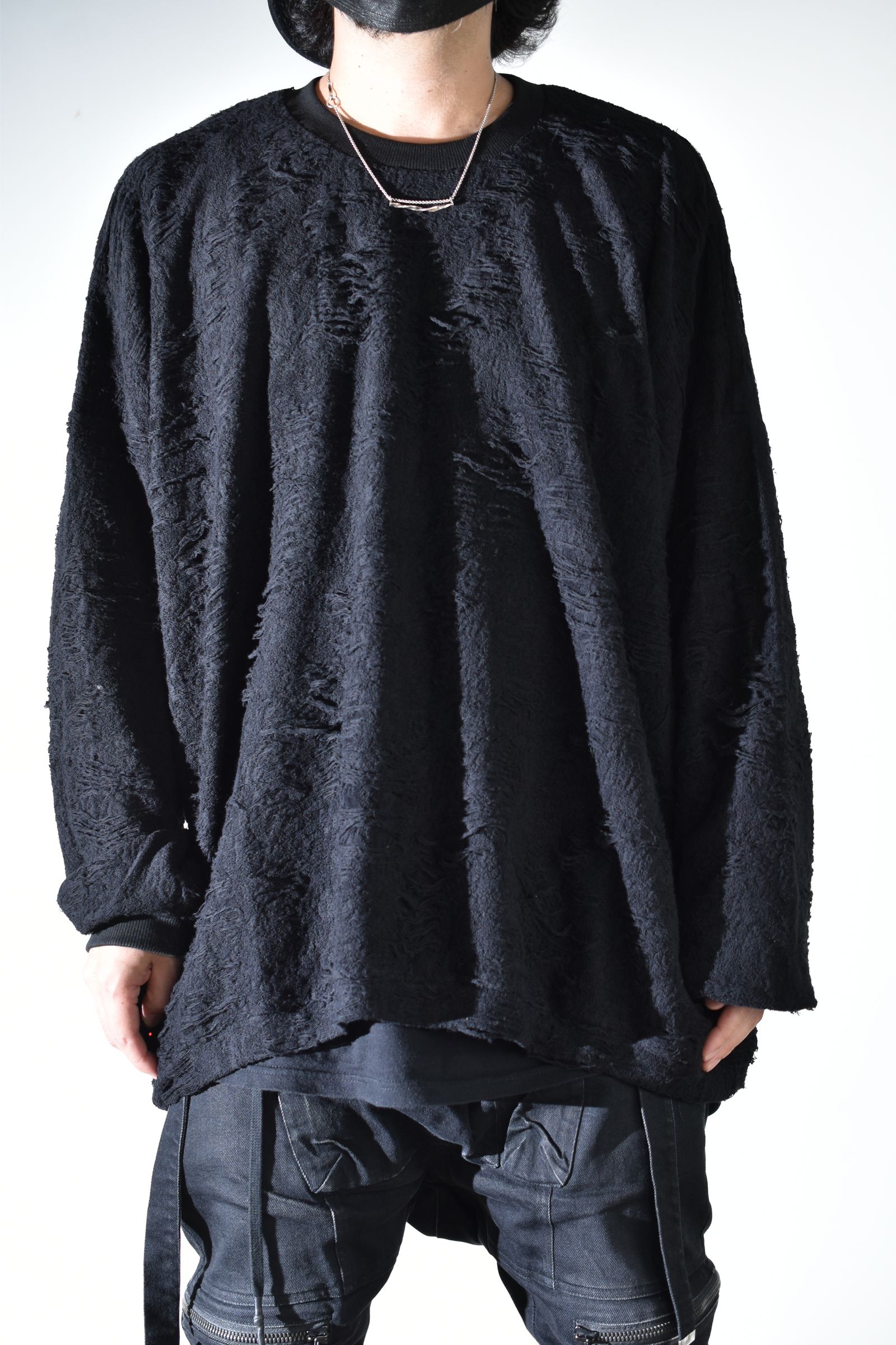 Extreme Over Sized Pullover"Black " / エクストリームオーバーサイズプルオーバー"ブラック"