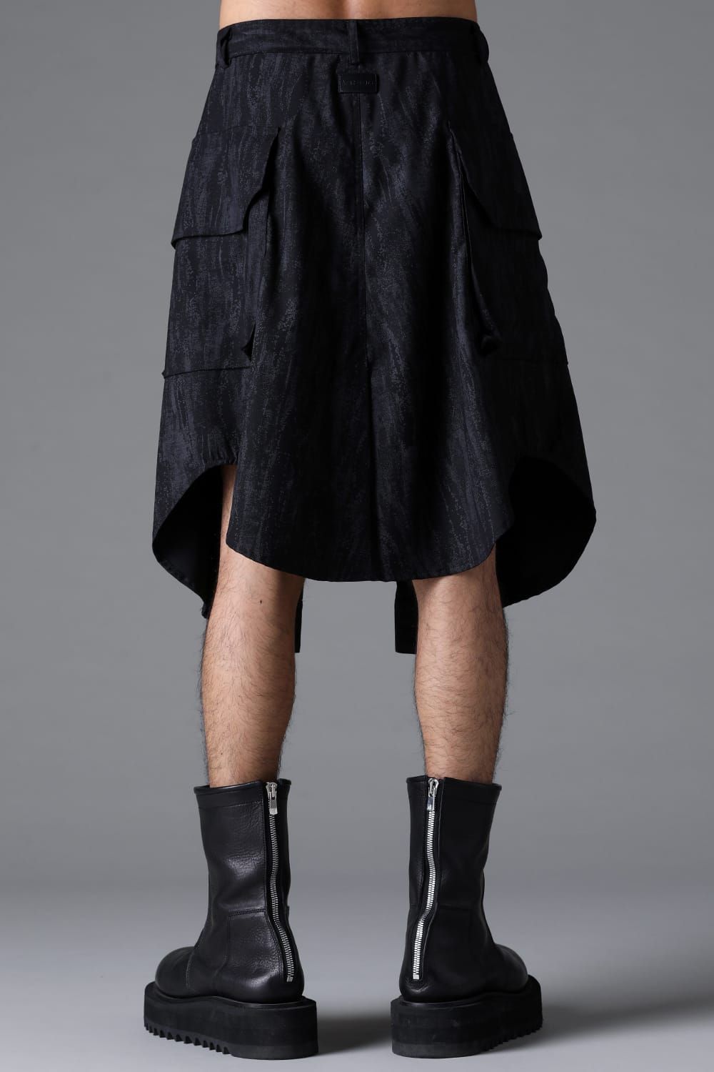 《2026SS先行予約》Abstract Sleeve Wrap Skirt"Black / Grey /Brown" / アブストラクトスリーブラップスカート"ブラック/グレー/ブラウン"