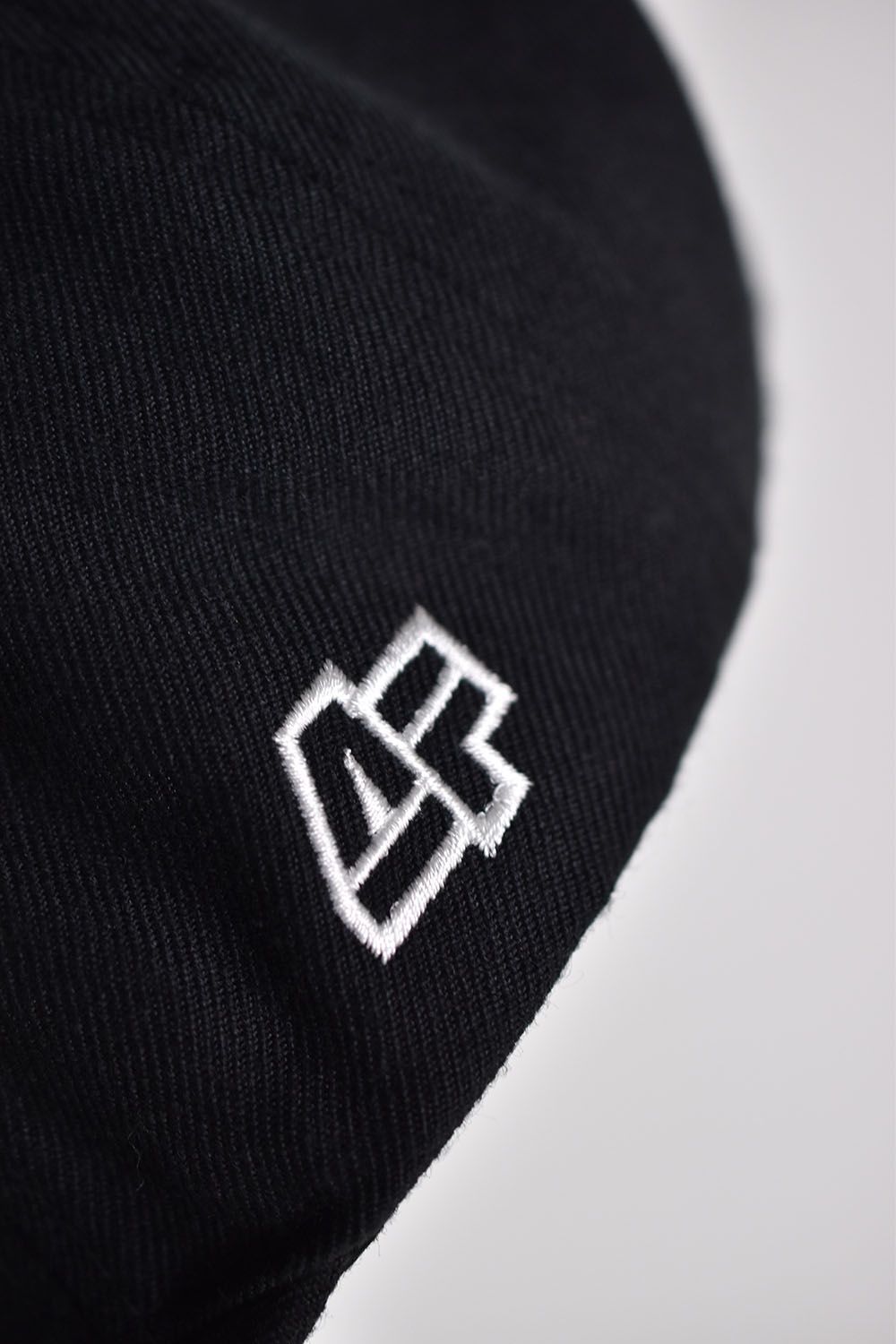 CAP Type-A"Black/White"/刺繍キャップ"ブラック/ホワイト"