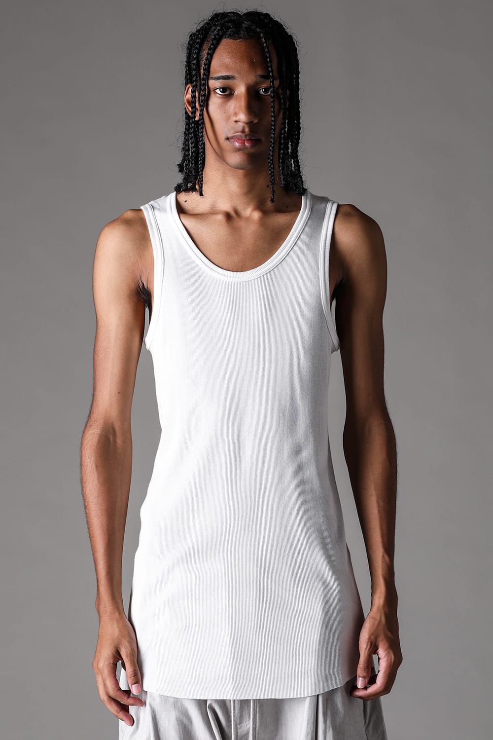 《2027SS先行予約》Regular Rib Tank Top"Ivory" / レギュラーリブタンクトップ "アイボリー"