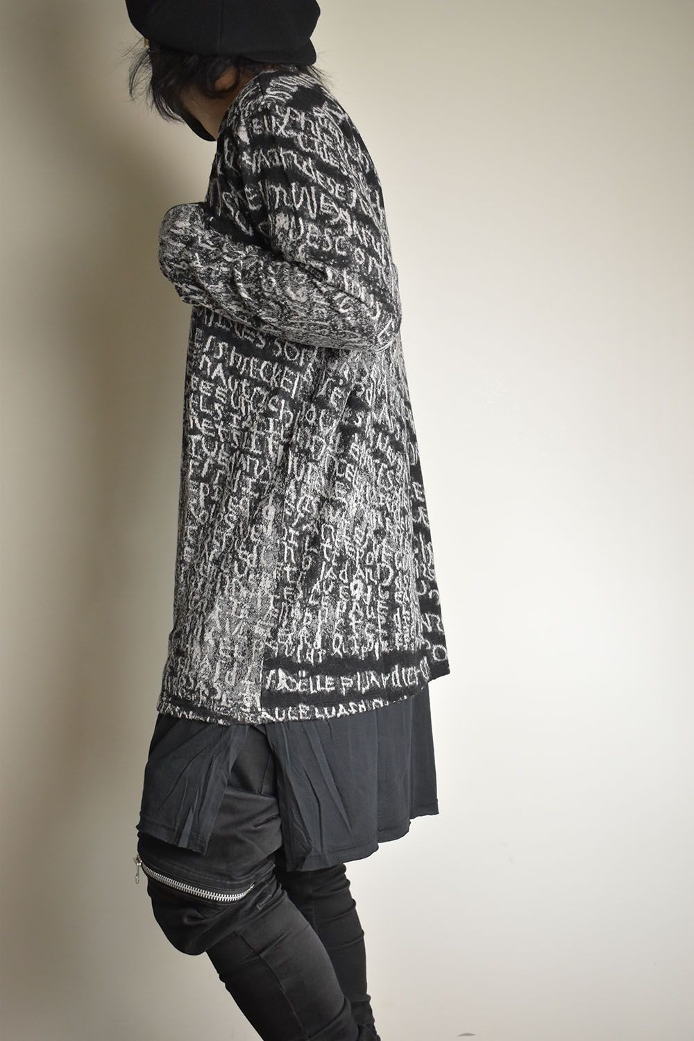 OVERSIZED LAYERED LONG SLEEVE T SHIRT"Black"/オーバーサイズドレイヤードロングスリーブTeeシャツ"ブラック"