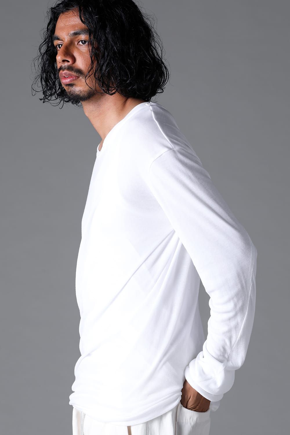 《2026SS先行予約》Twist Layerd Long Sleeve"Black / Cream /White /Stone /Brown" / ツイストロングスリーブ"ブラック/クリーム/ホワイト/ストーン/ブラウン"
