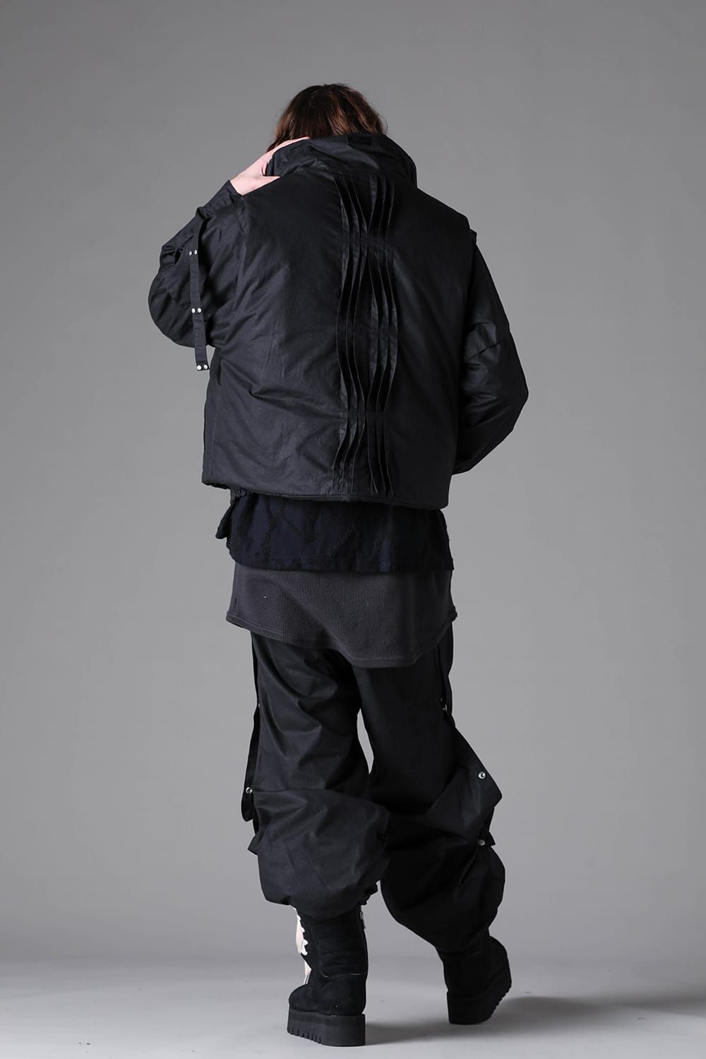 《2026AW先行予約》Padded High Neck Vest"Black" /  パデッドハイネックベスト"ブラック"