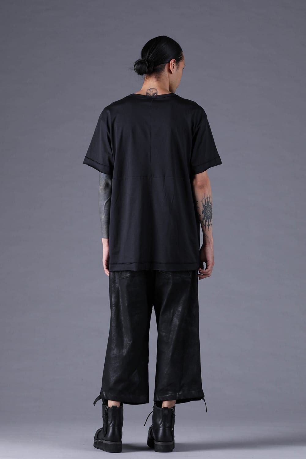 《2027SS先行予約分》100/3 Cotton S/ST T-Shirt"Black" / 100/3天竺ショートスリーブTee"ブラック"