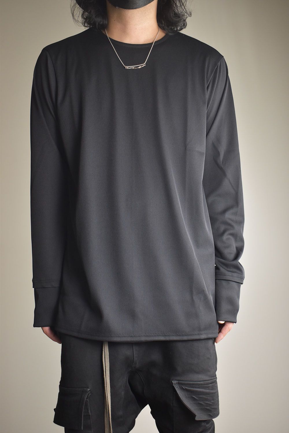Base Layer Crew Neck "Black" / ベースレイヤークルーネック"ブラック"