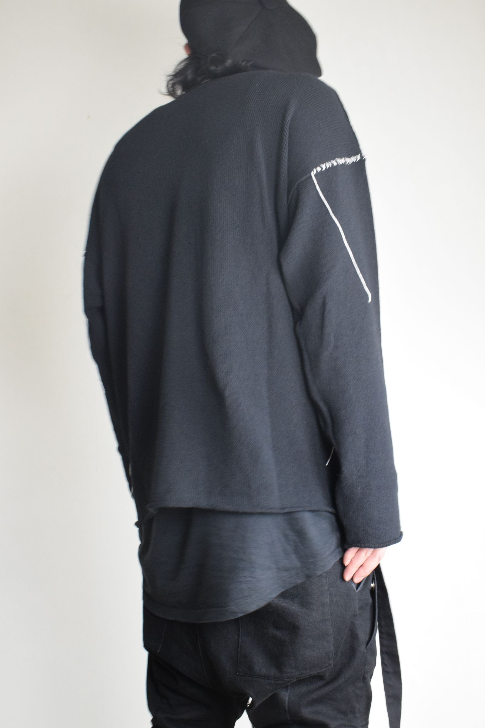 Stitch knit "Black" / ステッチニット"ブラック"