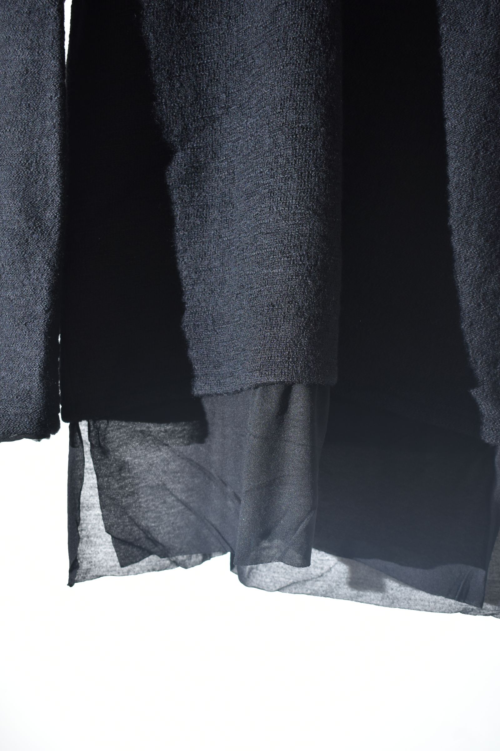 Layerd Long Sleeve Tee Shirt"Black" / レイヤードロングスリーブTeeシャツ"ブラック"