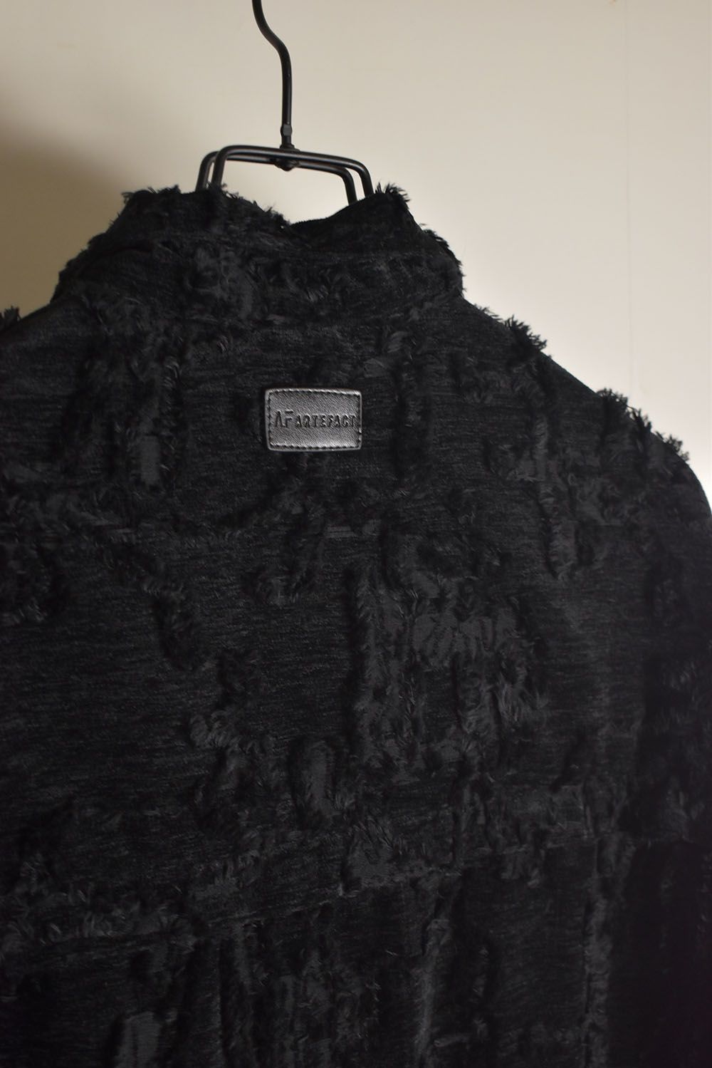 Jacguard Long Shirts"Black"/ジャガードロングシャツ"ブラック"