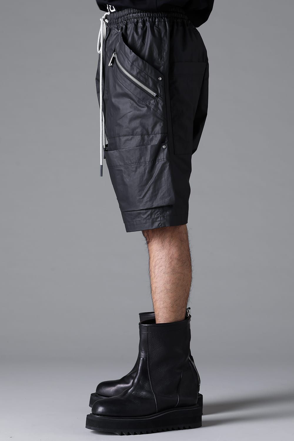《2026SS先行予約》Coating Cargo Shorts"Black" / コーティングカーゴショーツ"ブラック"