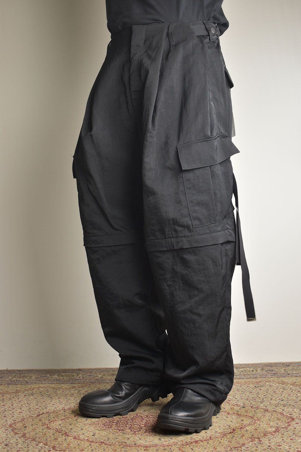 Detachable Cargo Pants"Black"/ デタッチャブルカーゴパンツ"ブラック"