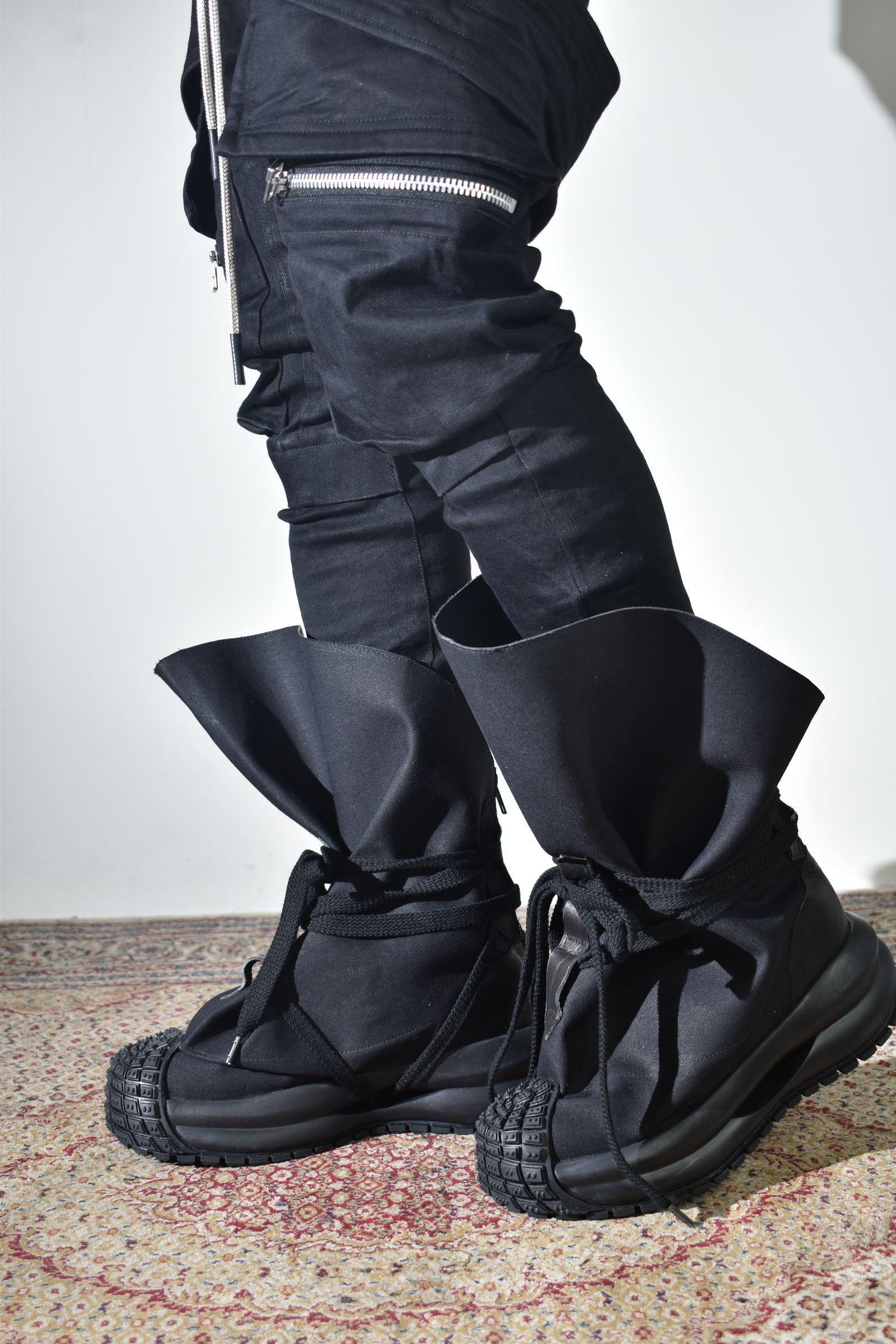 Magarimono collabo Sack Boots"Black" / MAGARIMONO コラボ サックブーツ"ブラック"