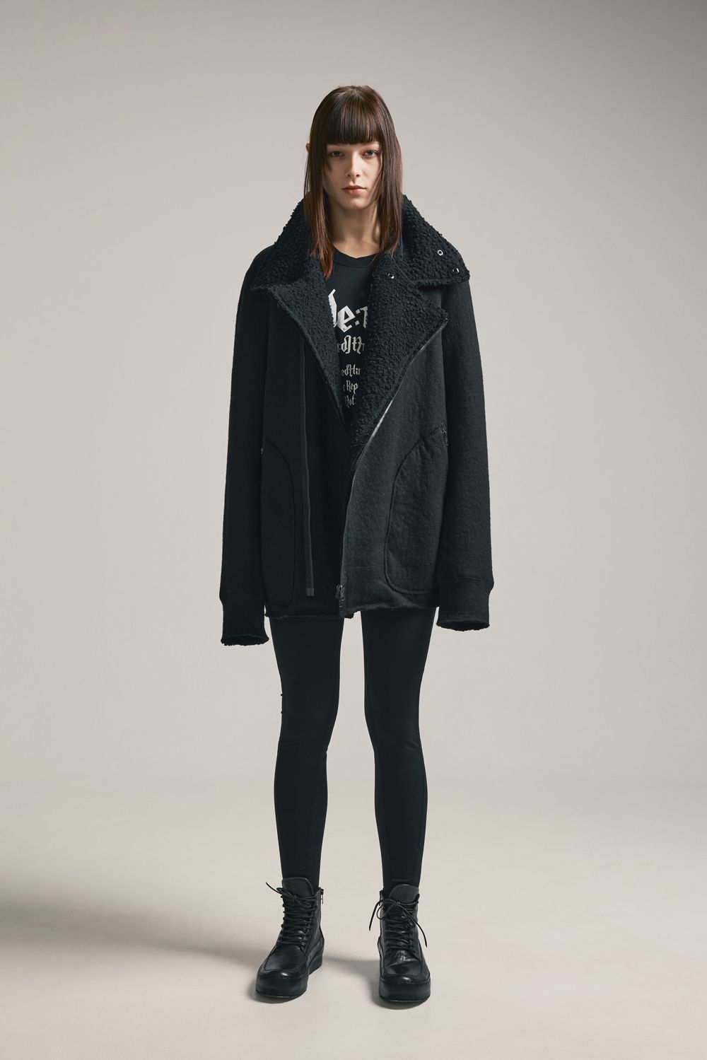 Dread Boa Zip Up Jacket"Black" / ドレッドボアジップアップジャケット"ブラック"