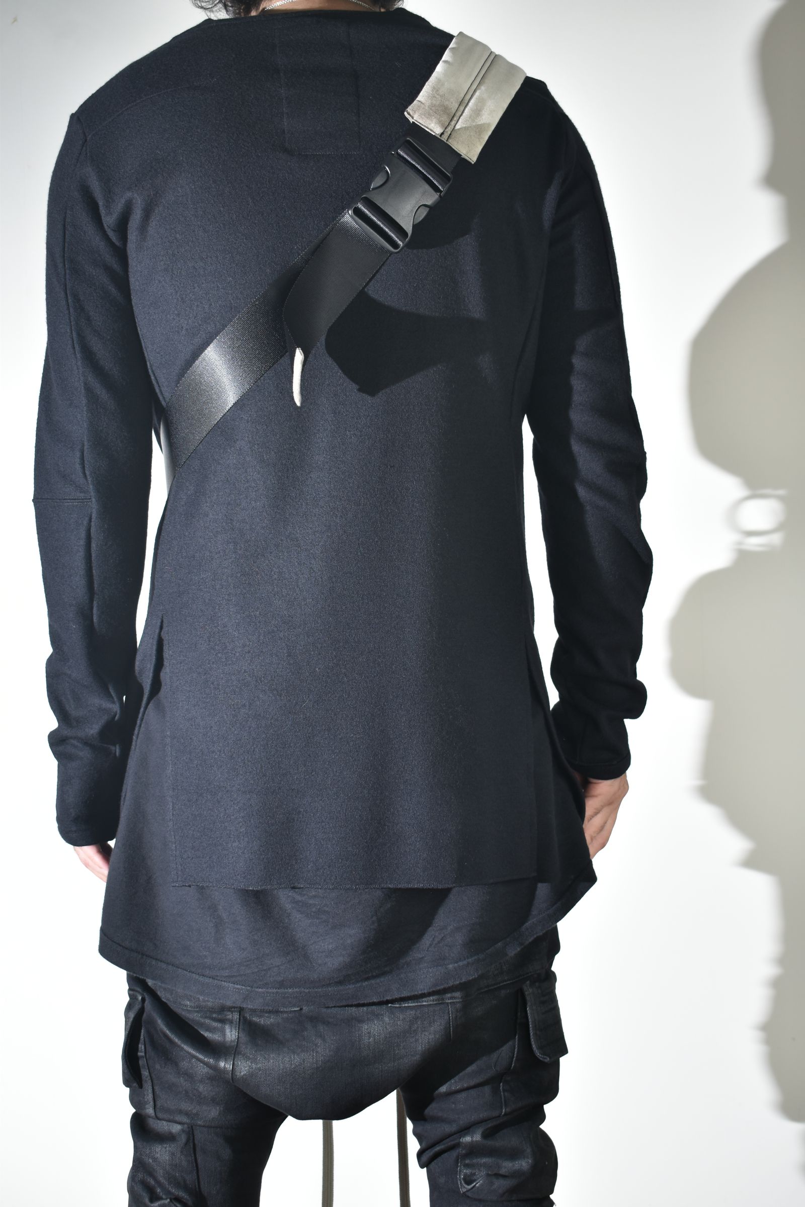 Sphere Shoulder Bag "Black Bleached" / スフィアショルダーバッグ"ブラックブリーチ"