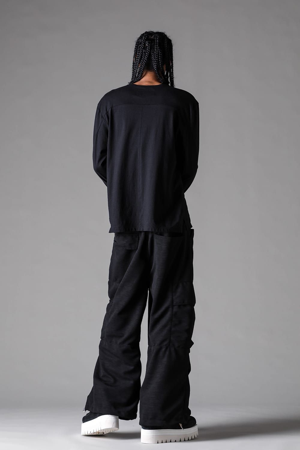 《2027SS先行予約》Cargo Wide Pants"Black / Khaki" / カーゴワイドパンツ"ブラック / カーキ"