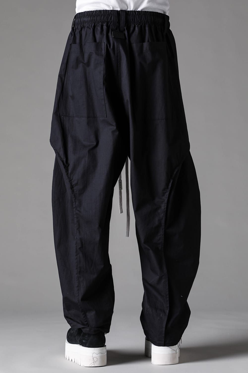 《2027SS先行予約》Side Tuck Tapared Pants"Black" / サイドタックテーパードパンツ"ブラック"