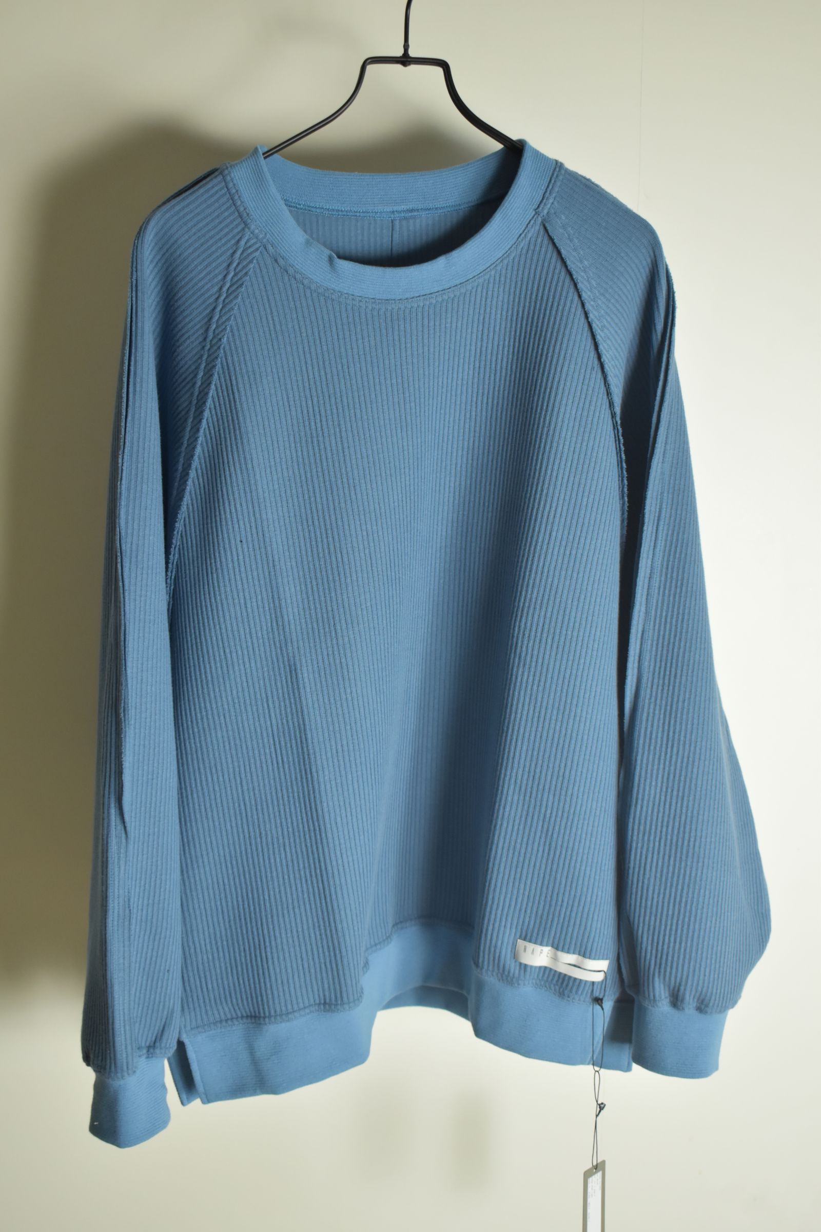 Rail Knit Dolman Sleeve"Blue" / レールニットドルマンスリーブ"ブルー"