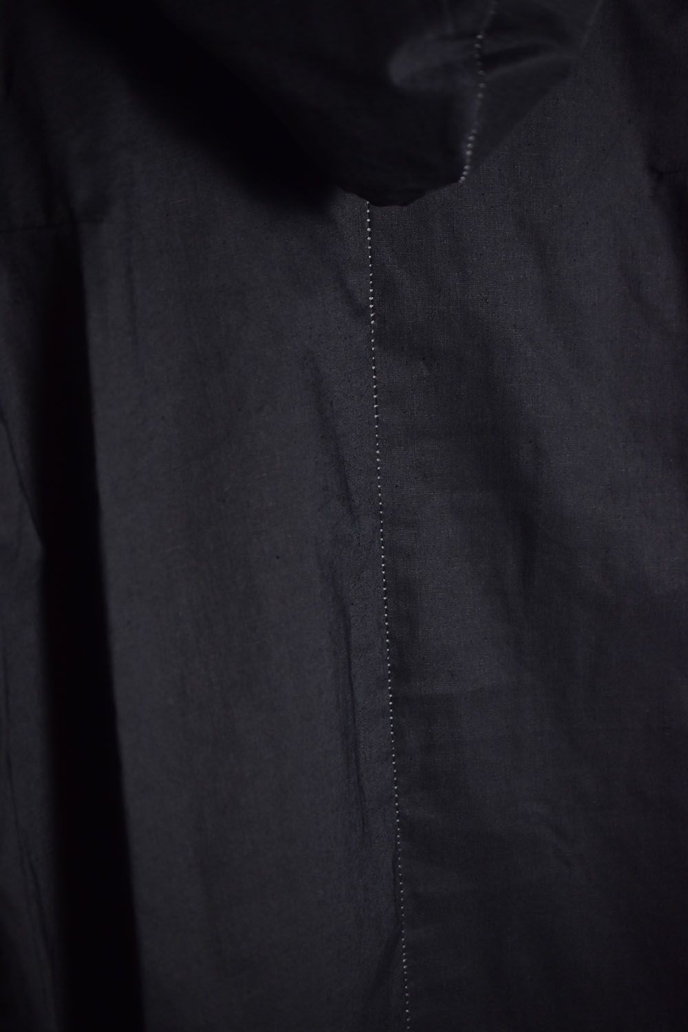 3/4 Hoodie Shirts"Black"/3/4 フーディシャツ"ブラック"