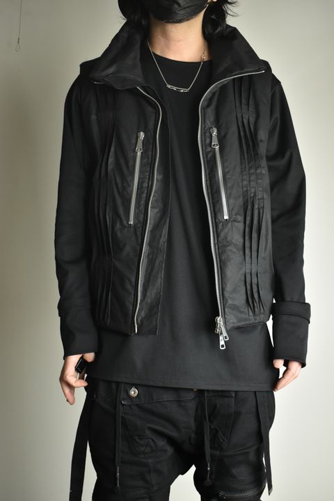 《2026AW先行予約》Padded High Neck Vest"Black" /  パデッドハイネックベスト"ブラック"