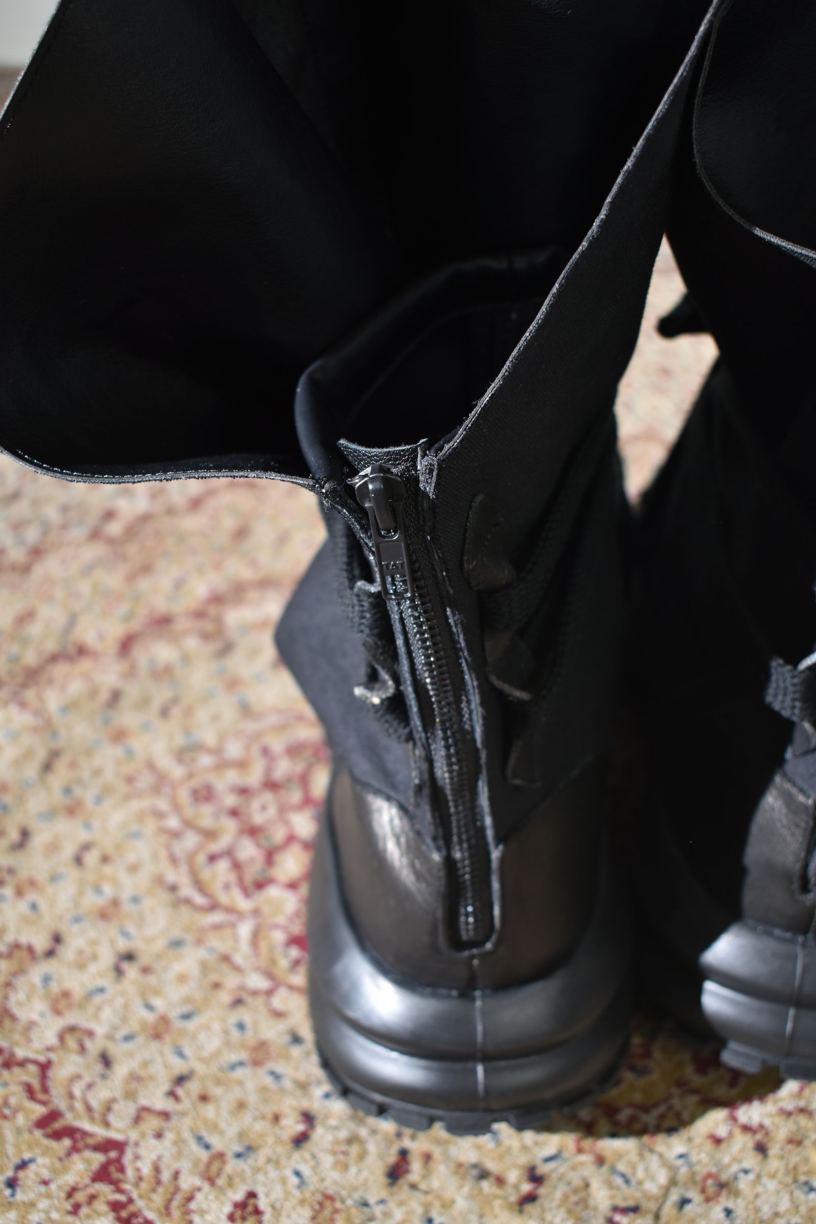 Magarimono collabo Sack Boots"Black" / MAGARIMONO コラボ サックブーツ"ブラック"