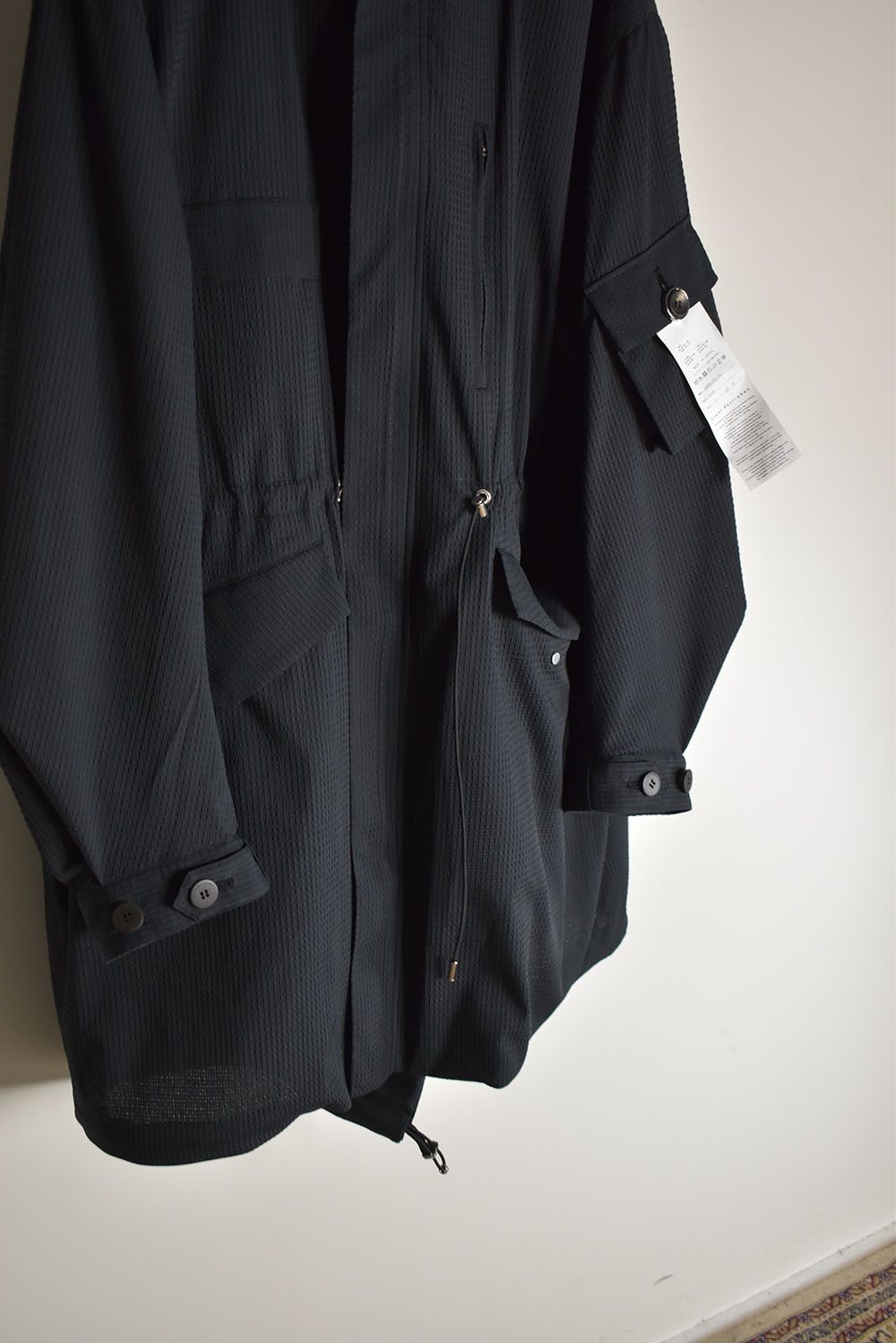 Fish Tall Coat"Black" / フィッシュテールコート"ブラック"