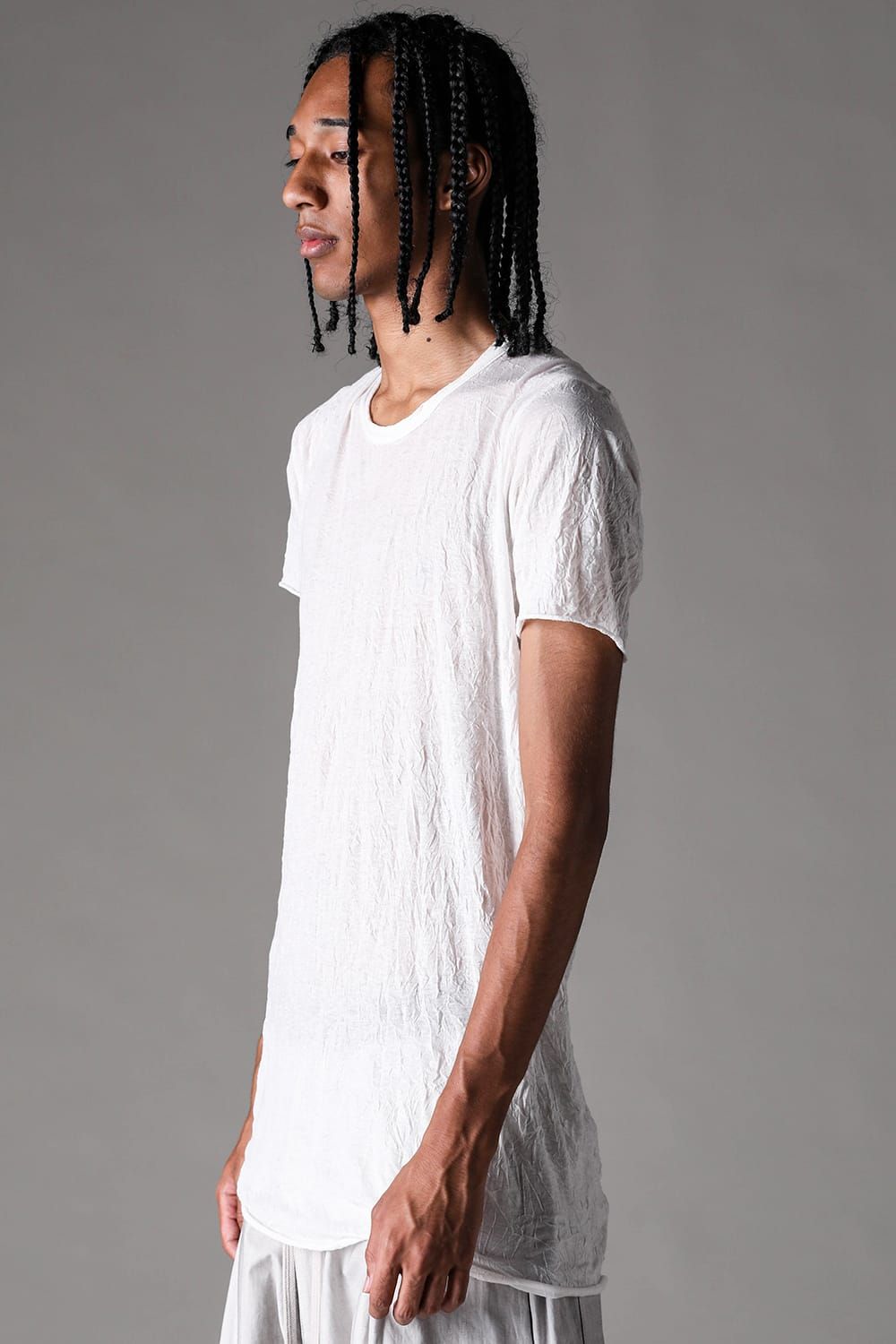《2027SS先行予約》Washed Guize Crew Neck Tee"Black / White /L.Grey /Grey" / ウォッシュドガーゼクルーネックTee"ブラック / ホワイト /ライトグレー /グレー"