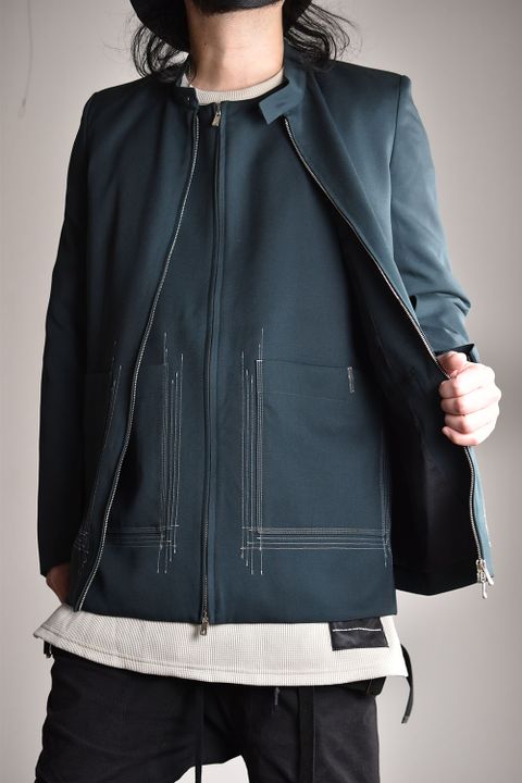 LC1 Trace Zip Up Vest"Green"/トレースジップアップベスト"グリーン"
