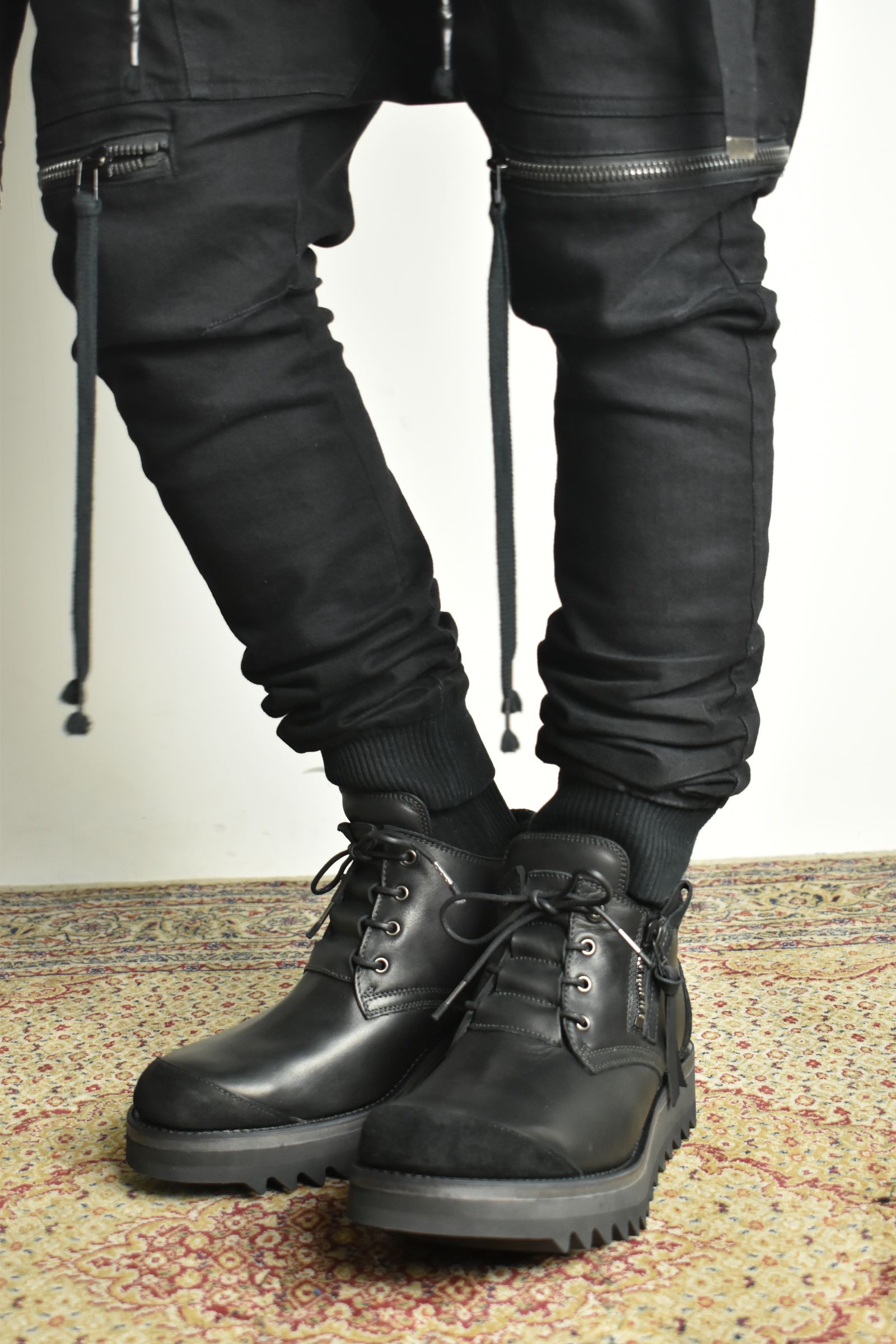 Horse Leather Derby Shoes"Black" / ホースレザーダービーシューズ"ブラック"