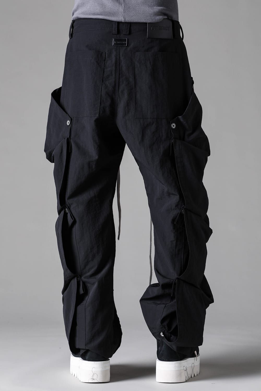 《2027SS先行予約》Rayon Nylon Side Layered Pants"Black / Grey / L.Khaki" /レーヨンナイロンサイドレイヤードパンツ"ブラック/グレー/ライトカーキ"