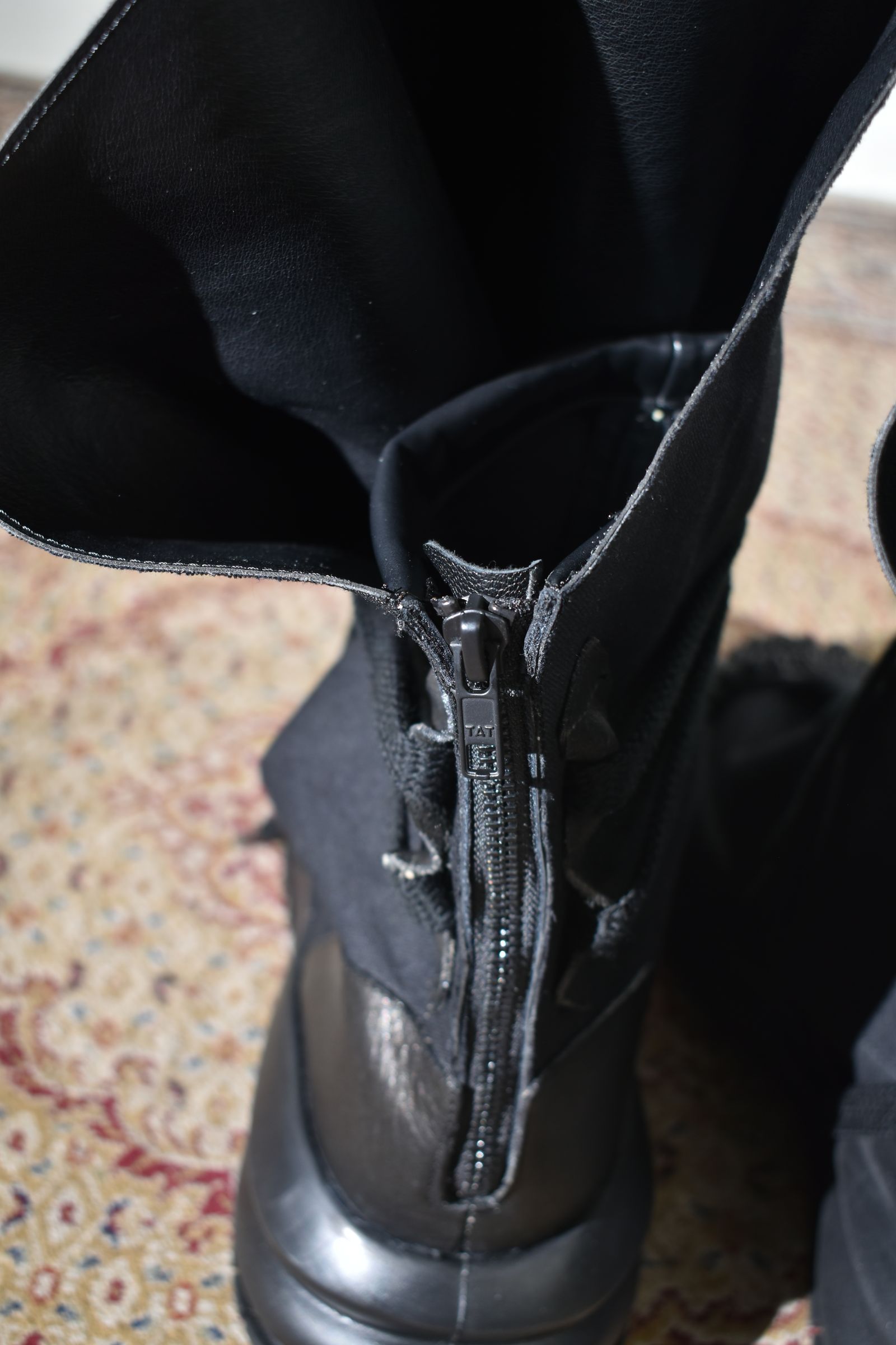 Magarimono collabo Sack Boots"Black" / MAGARIMONO コラボ サックブーツ"ブラック"