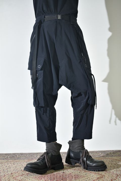 Sarrouel Cropped Cargo"Black" / サルエルクロップドカーゴ"ブラック"