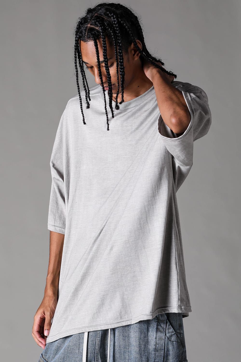 《2027SS先行予約》Sumi Dyed Jumbo Tee"L.Grey / Grey / D.Grey" / 墨染ジャンボTee"ライトグレー / グレー /ダークグレー"