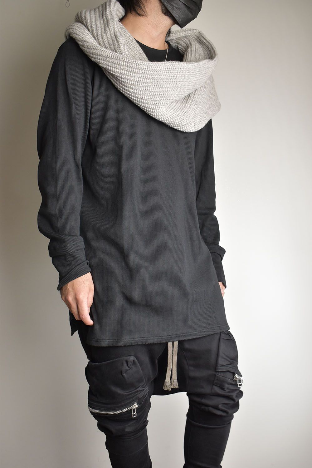 Knit Snood "Oyster Grey" / ニットスヌード"オイスターグレー"