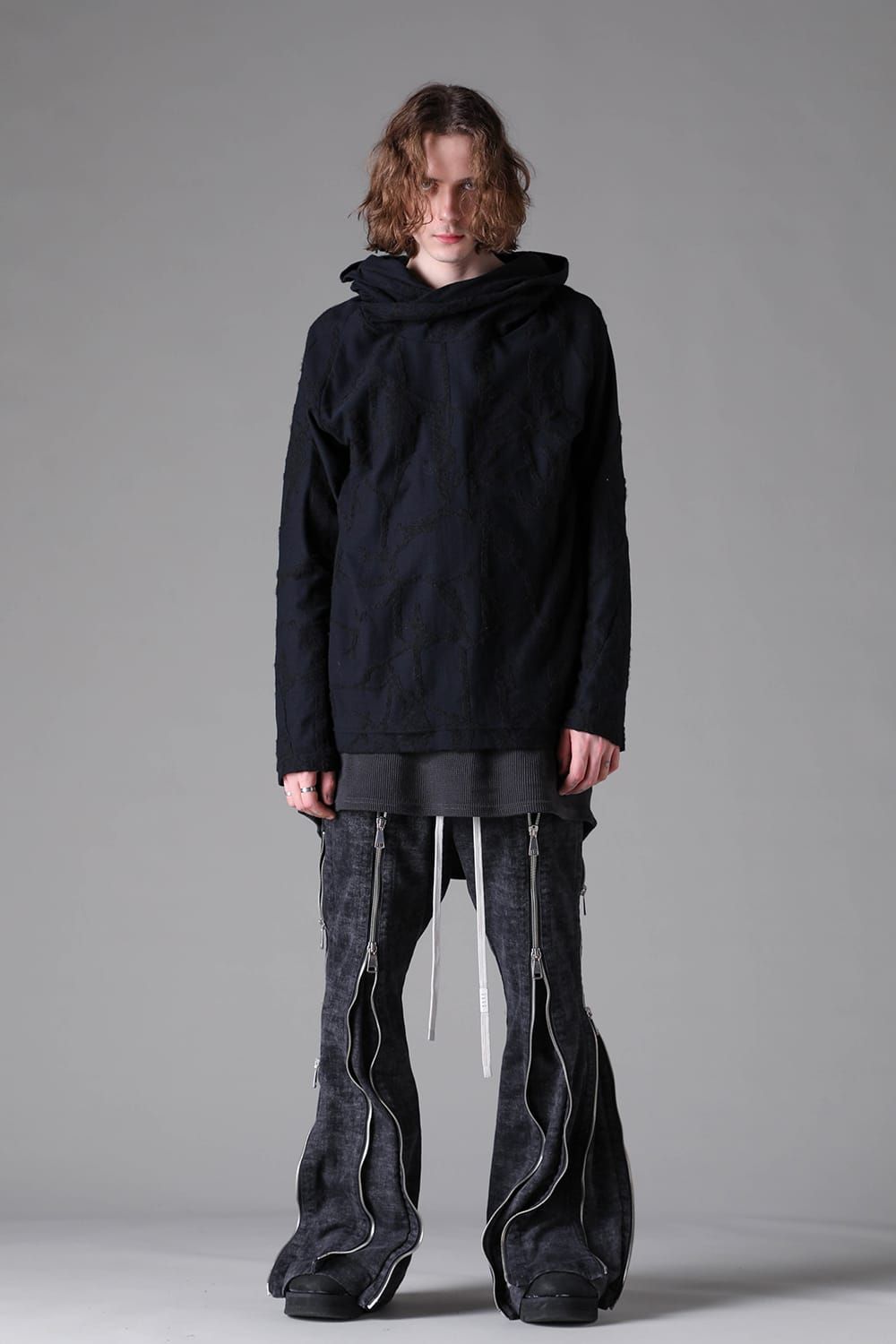 《2026AW先行予約》Twisted Hoodie Pullover "Black" / ツイストフーディプルオーバー"ブラック"