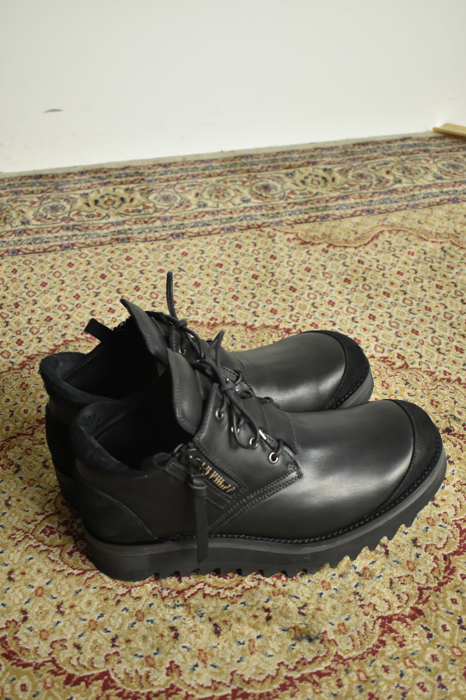 Horse Leather Derby Shoes"Black" / ホースレザーダービーシューズ"ブラック"
