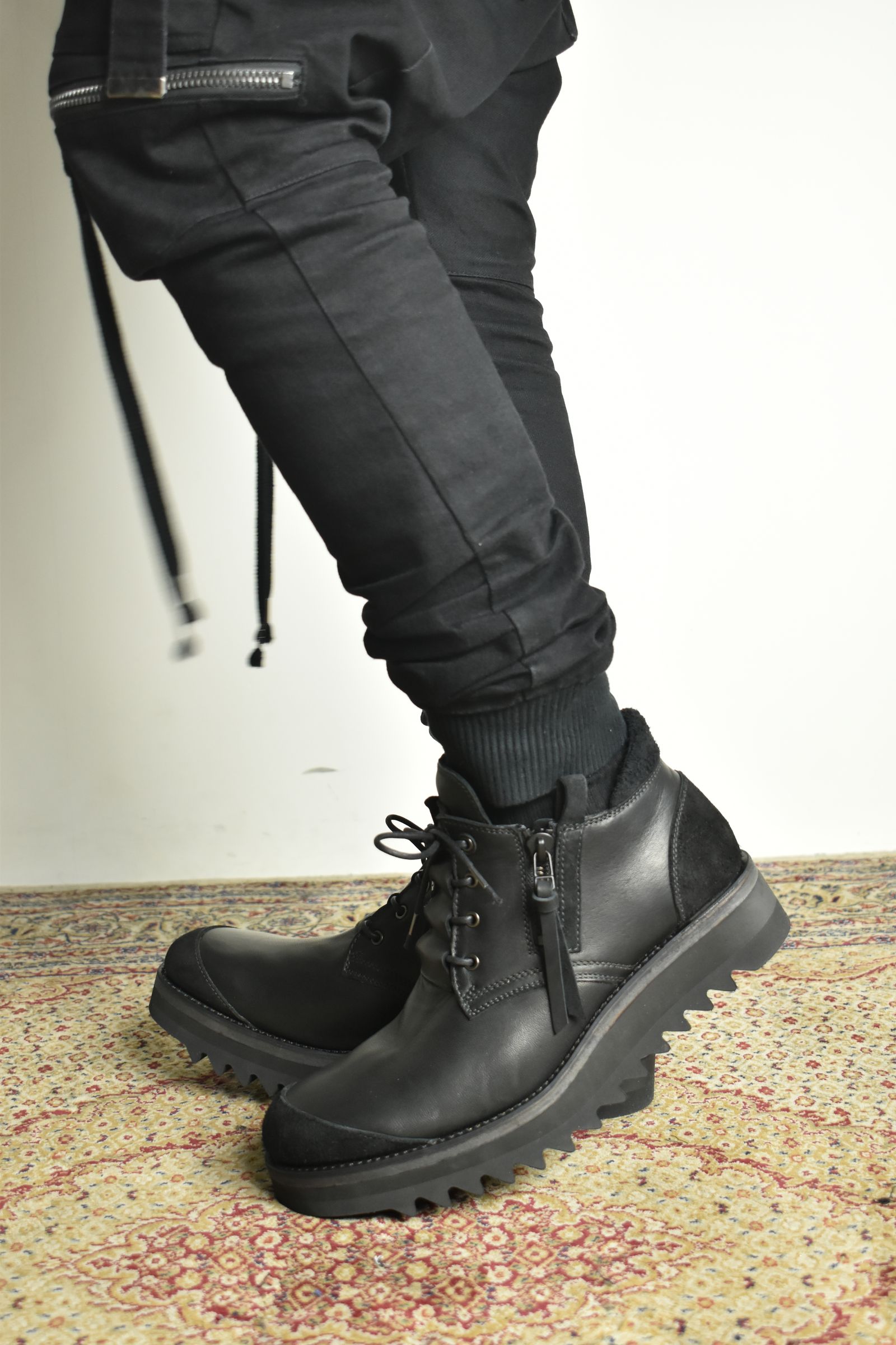 Horse Leather Derby Shoes"Black" / ホースレザーダービーシューズ"ブラック"