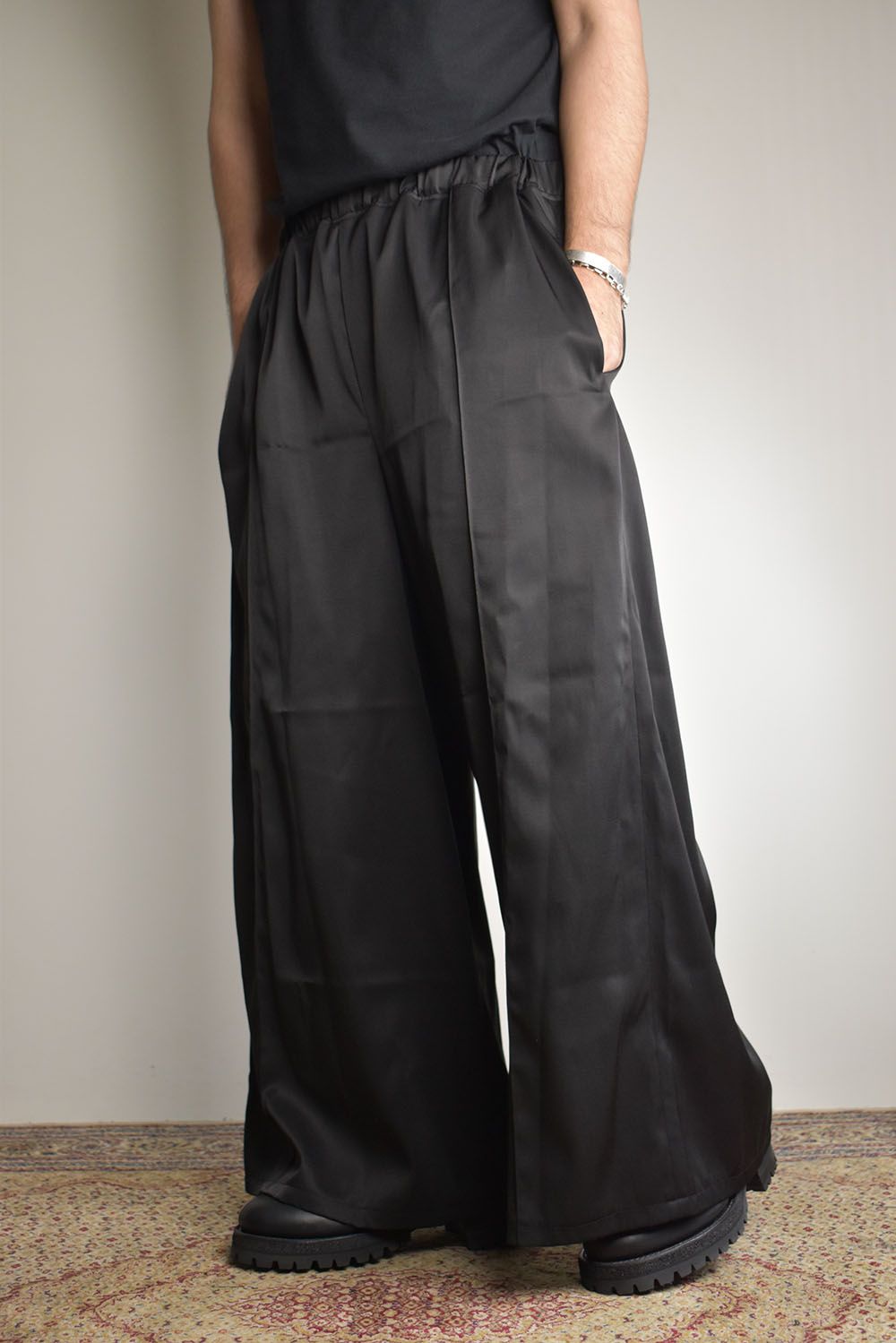 Easy Hakama Pants"Black" / イージー袴パンツ"ブラック"