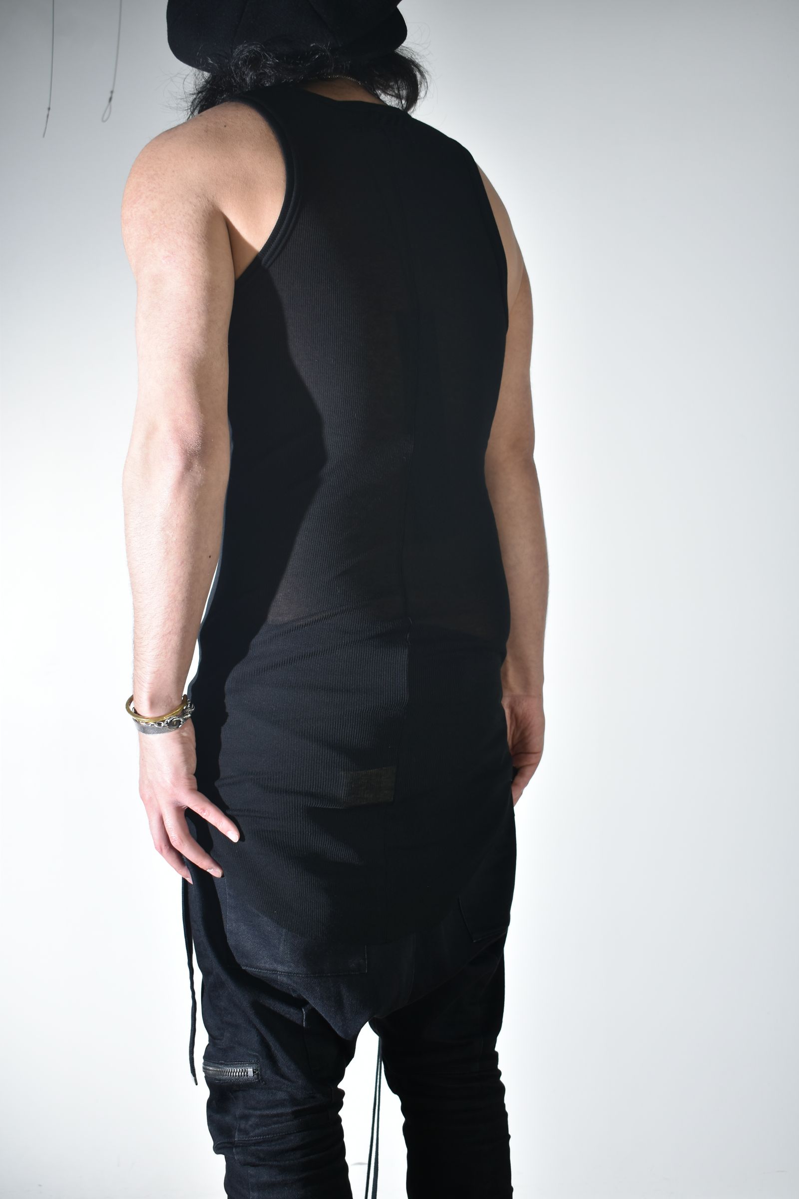 Rib Tank Top"Black" / リブタンクトップ"ブラック"