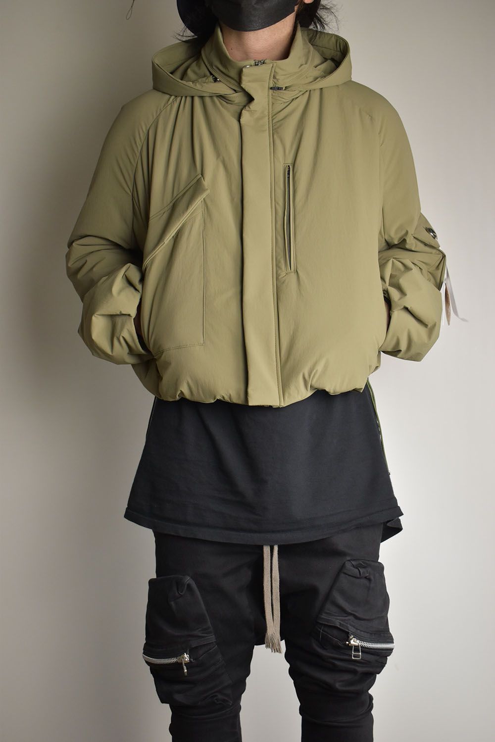 Padding Short Blouson"Olive" / パディングショートブルゾン"オリーブ"