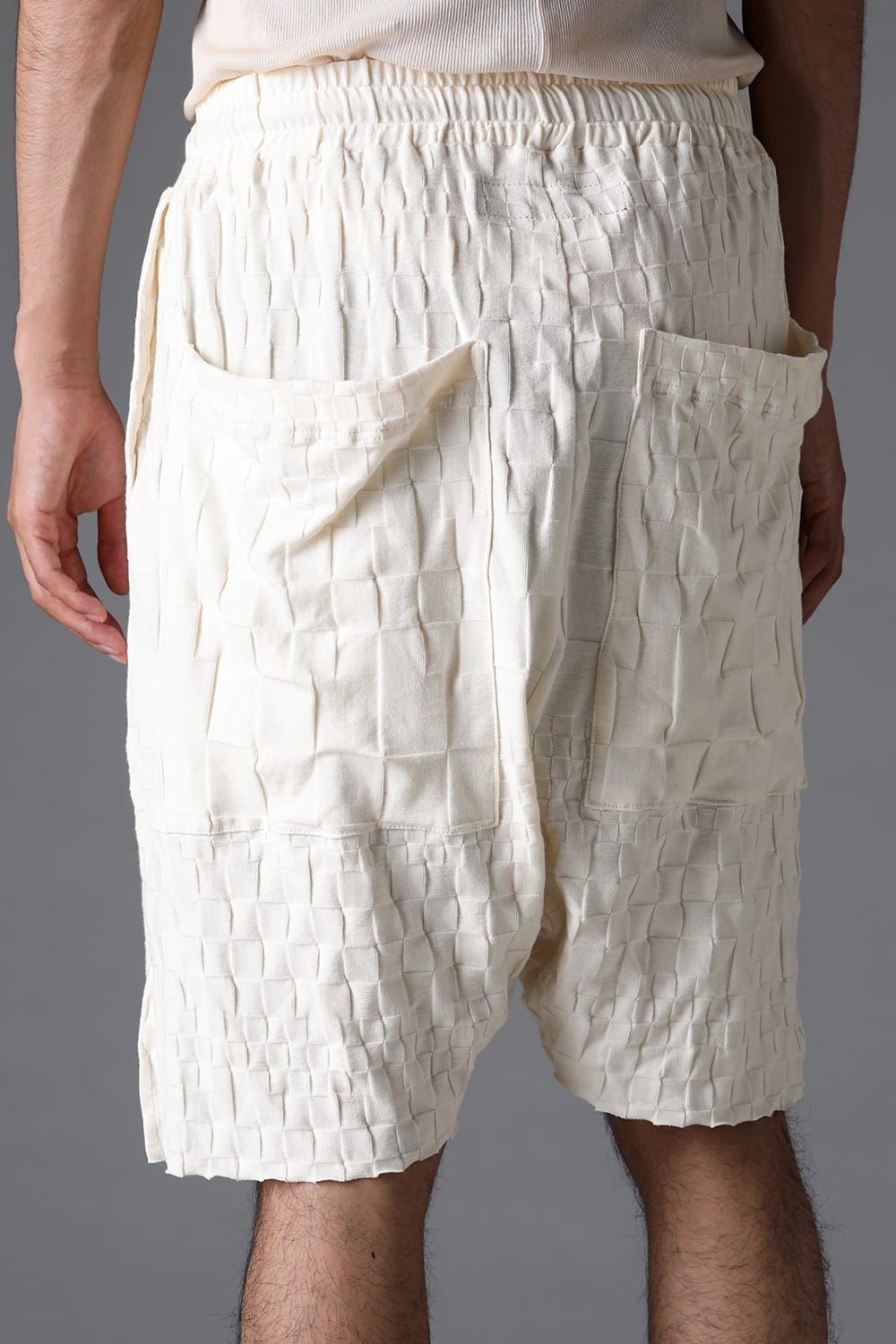 《2026SS先行予約》Gradient Plaid Pattern Shorts"Black / Cream" / グラデーションチェックパターンショーツ"ブラック/クリーム"