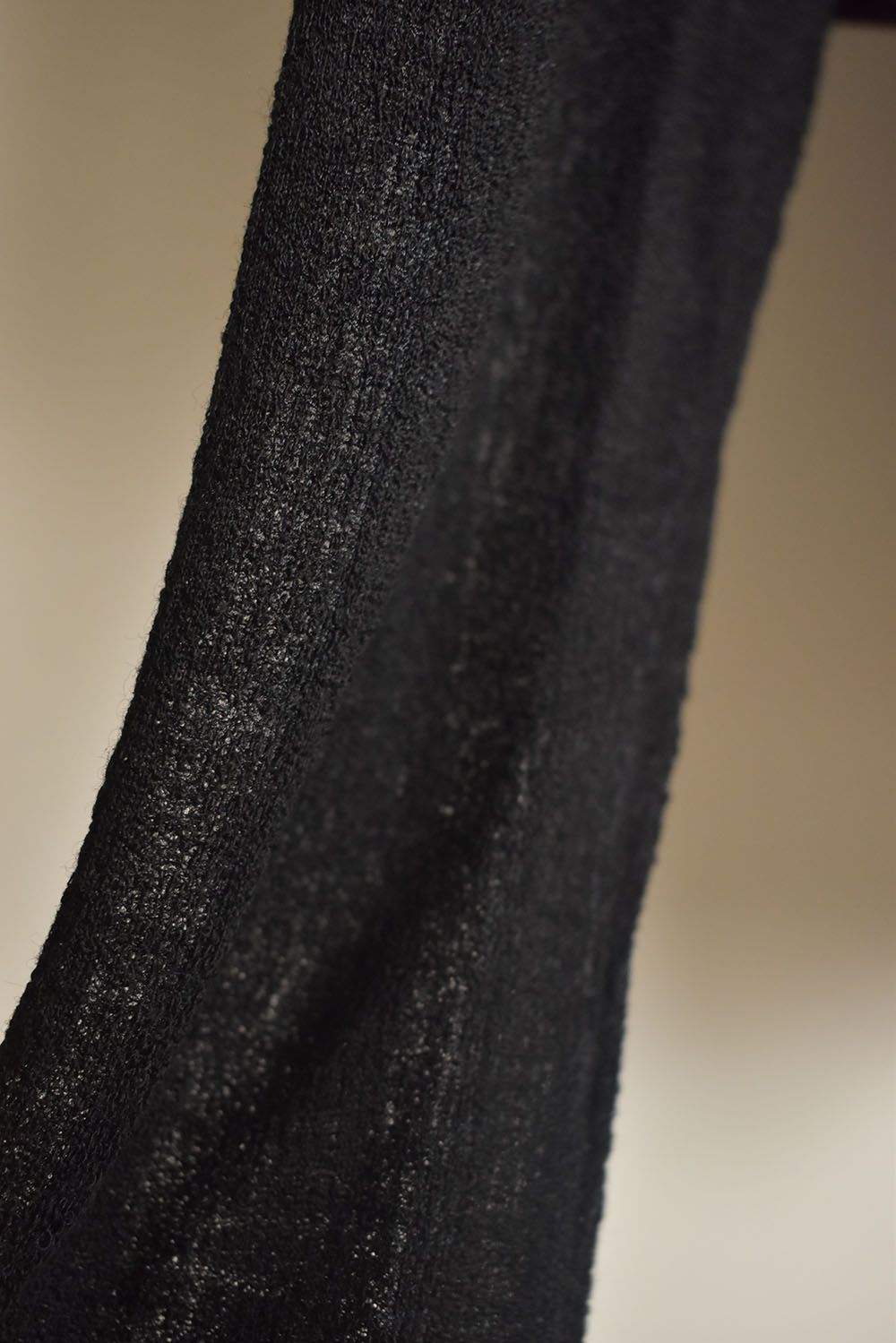 Layered Crew Neck Top"Black" / レイヤードクルーネックトップ"ブラック"